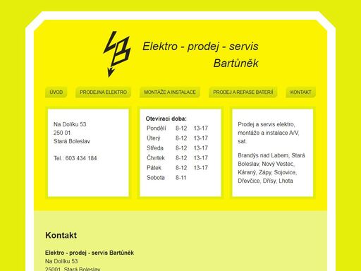 prodejna a servis elektrospotřebičů ve staré boleslavi. kontaktujte nás přes e-mail, nebo telefonicky.