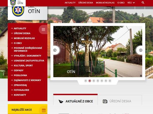 oficiální stránky obce otín. najdete zde veškeré informace o dění v naší obci.