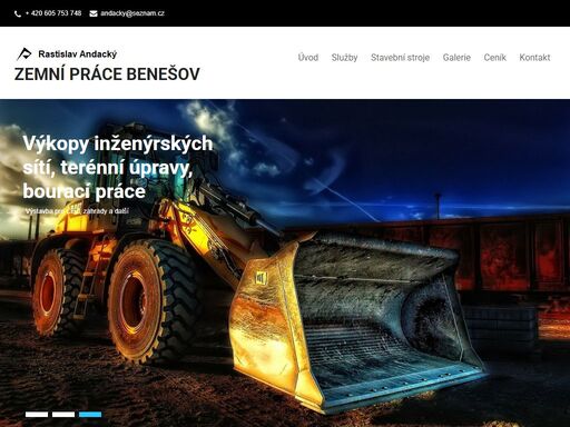 firma byla založena v roce 2006 a během několika let prošla výraznou proměnou. díky velmi široké nabídce pracovních činností v oblasti výkopových a zemních pracích jsme schopni velmi pružně reagovat na požadavky zákazníků, ať už jsou to velké nadnárodní firmy, nebo menší soukromé subjekty, či běžní občané. velmi rádi vám vyhotovíme cenovou nabídku na míru […]