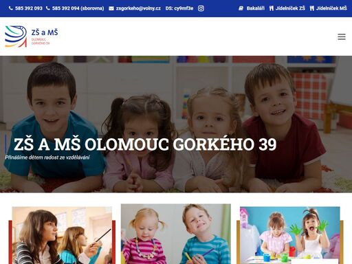 základní škola a mateřská škola olomouc, gorkého 39, příspěvková organizace