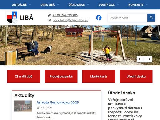 oficiální stránky obce libá