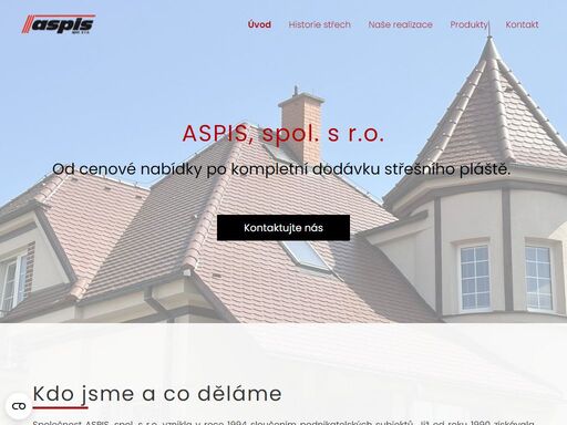 hlavní výrobní činností společnosti je kompletní dodávka střešního pláště (tesařské, pokrývačské a klempířské práce).