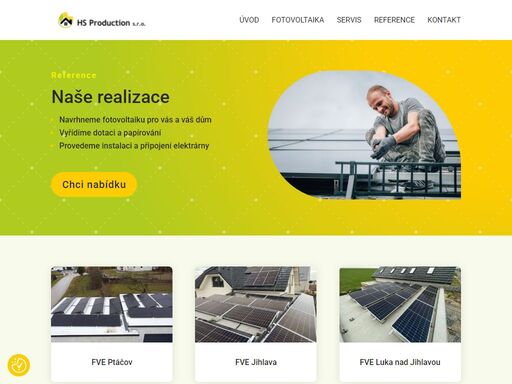 navrhneme fotovoltaiku pro vás a váš dům. vyřídíme dotaci a papírování. provedeme instalaci a připojení elektrárny.