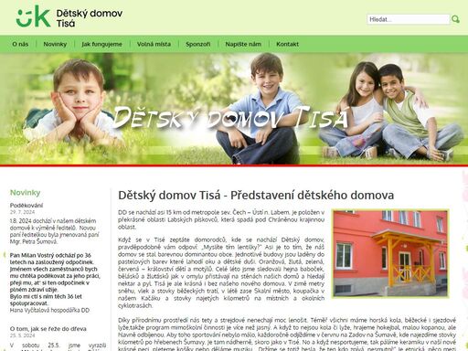    
   
   
dětský domov tisá   
dětský domov a školní jídelna, tisá 280, příspěvková organizace. vítejte na našich stránkách!    
   
   
   
   
   
   ...