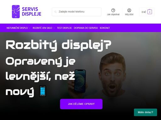 opravený je levnější, než nový ??jednoduše opravíme !!! ? rozbité sklo ? rozbitý dispej ? rychle