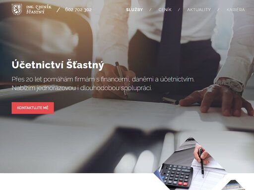 přes 20 let pomáhám firmám s financemi, daněmi a účetnictvím. nabízím jednorázovou i dlouhodobou spolupráci. přes 20 let pomáhám firmám s financemi, daněmi a účetnictvím. nabízím jednorázovou i dlouhodobou spolupráci.