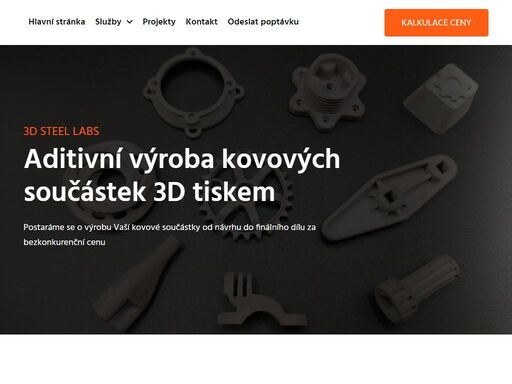 3d tisk z kovu na zakázku. zakázková výroba kovových součástek 3d tiskem.