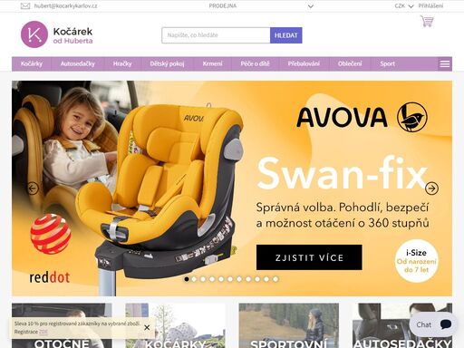 kočárek od huberta. dvacet let zkušeností s výběrem a prodejem kočárků. zjistěte, dle čeho zvolit vhodnou autosedačku a jaká hračka bude vaše dítě nejen bavit, ale i rozvíjet. 