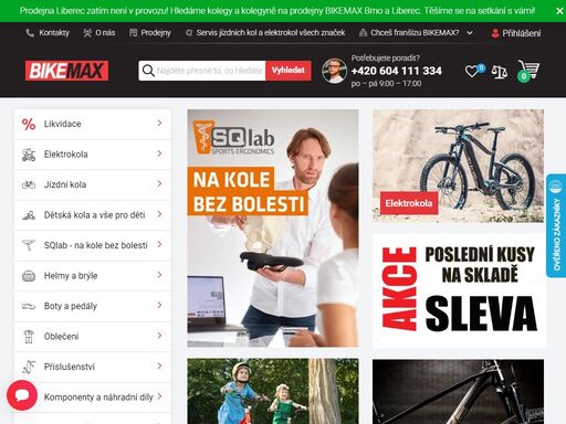 obrovský výběr elektrokol a šlapacích kol skladem. nejpohodlnější kola jsou od nás. 10let zkušeností. značky: haibike, crussis, sqlab, giant, levit, woom a další