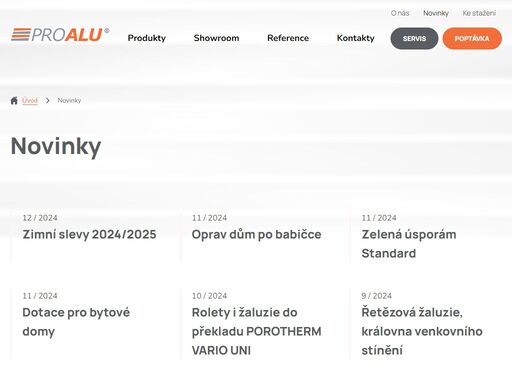 rolety od českého výrobce proalu. vyrábíme a montujeme předokenní rolety, rolovací sítě proti hmyzu a roletová garážová vrata. garance nejlepší ceny.