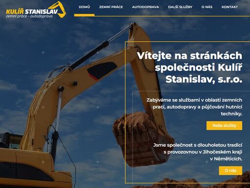 společnost zabývající se službami v oblasti zemních prací, autodopravy a půjčování hutnící techniky.