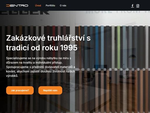 truhlářství dentro v pardubicích – výroba kuchyňských linek, vestavěných skříní a nábytku na míru. osobní přístup, kvalita a precizní zpracování.