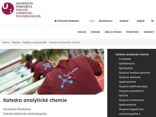 univerzita pardubicefakulta chemicko-technologickákatedra analytické chemiestudentská 573532 10 pardubicetel.: +420 466 037 083fax: +420 466 037 068kalch.fcht@upce.cz