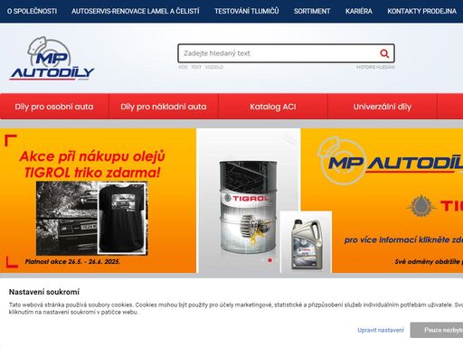eshop mp autodíly