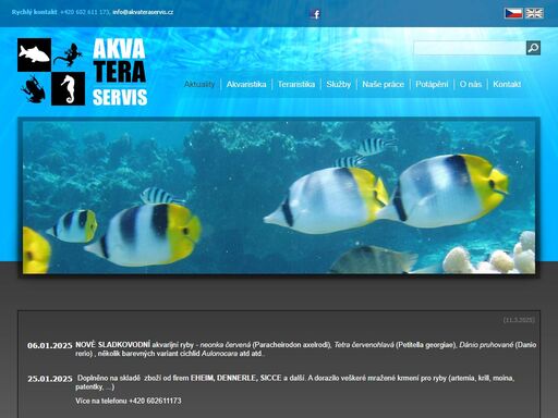 akvaristika, teraristika, pěstování sladkovodních ryb, dovoz mořské fauny a flóry. výroba, prodej a servis akvarijních a terarijních kompletů.