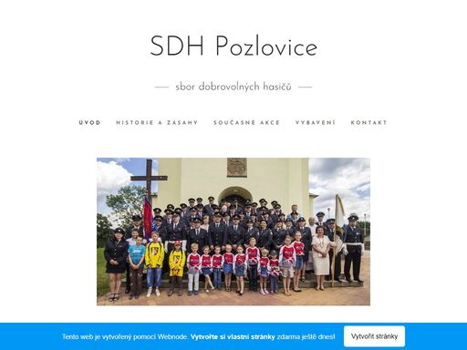 sbor dobrovolných hasičů pozlovice