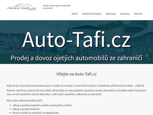 auto tafi - autobazar děčín