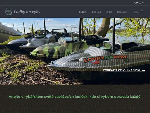 vítejte v rybářském světě zavážecích lodiček, kde si vybere opravdu každý!