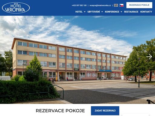 hotel veronika vám nabízí ubytování v ostravě, pouze 2 km od centra, ubytování v pokojích pro 1-4 osoby, kvalitní restauraci club restaurant...