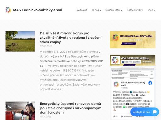 projekt mas - mas lednicko-valtický areál - 2 je projektem provozního charakteru, jehož cílem je zajistit stabilní administrativní kapacitu mas. dále jsou díky němu financovány také některé další výdaje potřebné pro výkon činnosti mas. tento projekt je spolufinancován evropskou unií.