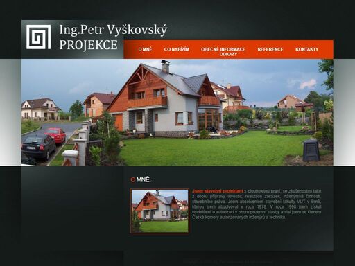 vypracování projektů staveb v oblasti pozemních staveb.