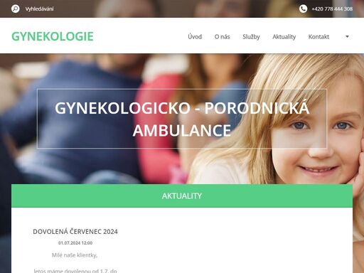 gynekologická ordinace, hostivice