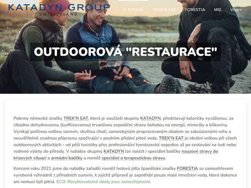 trek'n eat, msi, expedicni strava, cestovni strava, outdoorova strava, campingova strava, nouzova strava, armadni strava, armadni balicky, mre, emergency food, specialni strava, terapeuticka strava trek'n eat outdoorová strava