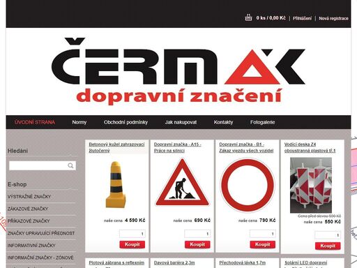 eshop dopravního značení