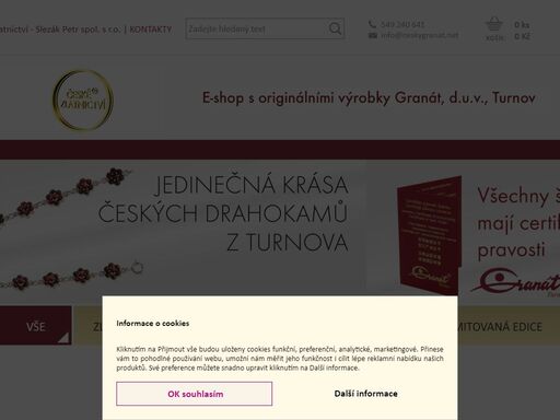 český granát eshop