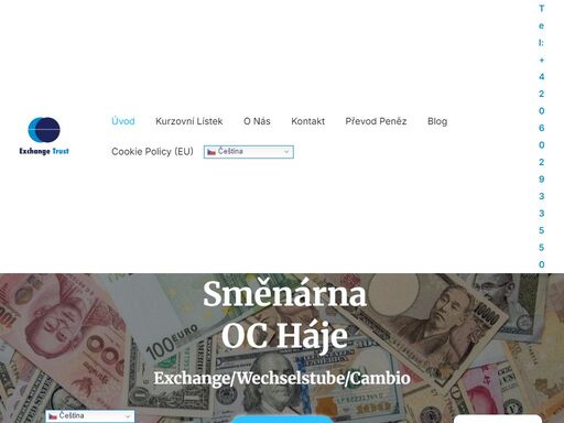 směnárna/exchange oc háje - vaše profesionální směnárna s výhodnými kurzy v praze. navštivte nás pro nejlepší směnný kurz ve městě!