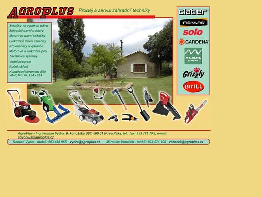 agro, agro, zahrada, zahradní, sekačky, sekání, zahradní technika, nářadí agro plus