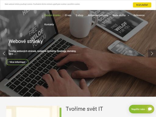 webové stránky, e-shop, programování, vývoj aplikací, it poradenství, správa it