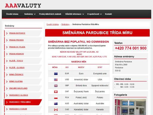 směnárna pardubice. firma euroexchange se zabývá směnárenskou činností a nabízí online kurzy včetně vip kurzovního lístku směnárna pardubice.