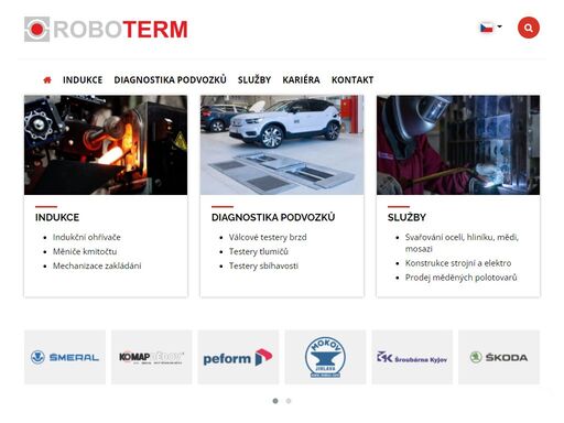 český výrobce průmyslových indukčních ohřívačů a automobilových testerů brzd a tlumičů.
