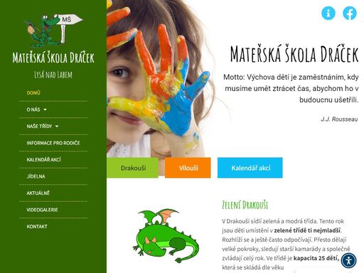 oficiální webové stránky mš dráček v lysé nad labem - litol
