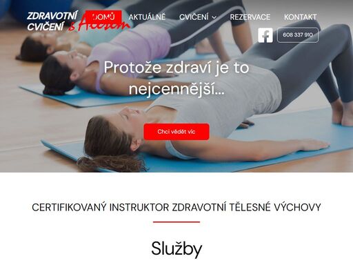 zdravotní cvičení humpolec. individuální a skupinové lekce - fyzio-pilates, core, zdravá záda bez bolesti. pohyb pro zdraví.