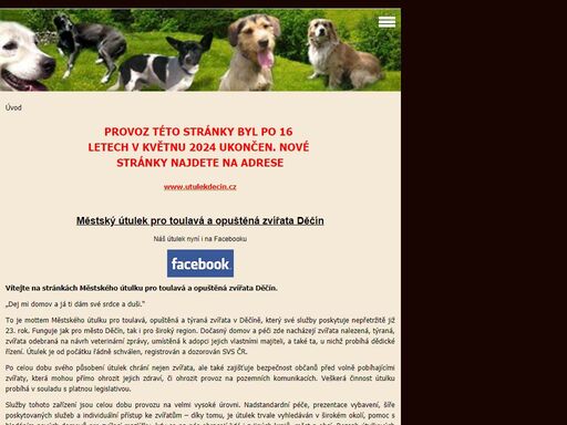 městský útulek pro psy děčín