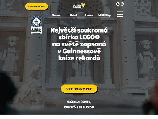 museum of bricks je největší soukromou sbírkou lega na světě. navštivte nás v praze, poděbradech, špindlerově mlýně a kutné hoře.