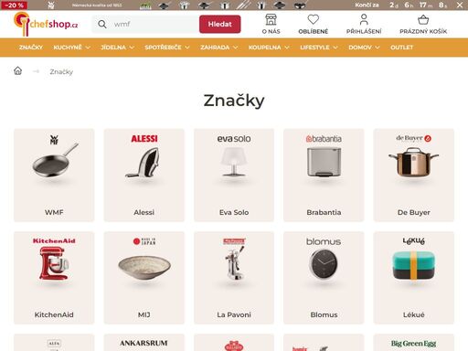 chefshop.cz je prodejna a e-shop s ? prémiovým ? nádobím do kuchyne. ? nabízíme exotické potraviny, kvalitní kuchyňské spotřebiče předních světových značek a špičkové vybavení celé kuchyně na pečení, vaření, grilování, stolování. my tvoříme vaši kuchyni!