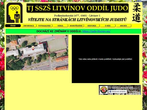 stránky litvínovských judistů