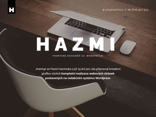 připravím pro vás kreativní grafiku včetně kompletní realizace webových stránek postavených na redakčním systému wordpress.