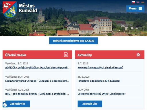 kunvald je městys 5 km severovýchodně od žamberka v okrese ústí nad orlicí v pardubickém kraji.