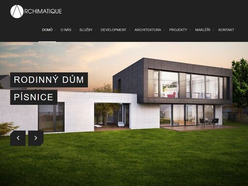archimatique - architektura, development, realitní činnost a design pod jednou střechou