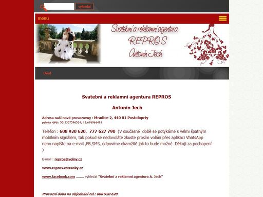 svatební šaty, společenské šaty, foto, video, snubní prsteny, bižuterie, svatební oznámení