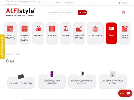 úklid, alfistyle.cz