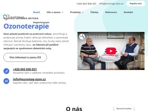 ozon působí pozitivně na prokrvení nohou, dezinfikuje a podporuje proces hojení, aktivuje detoxikaci a zpomaluje stárnutí. šetrně likviduje bakterie, viry,