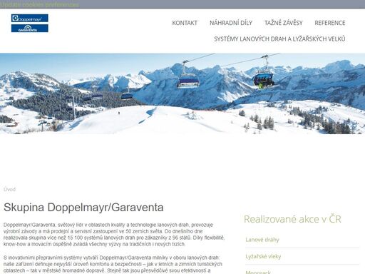 výhradní zastoupení doppelmayr seilbahnen gmbh pro českou republiku.
lano, lanovka, lanová dráha, vlek, bubínek,ski