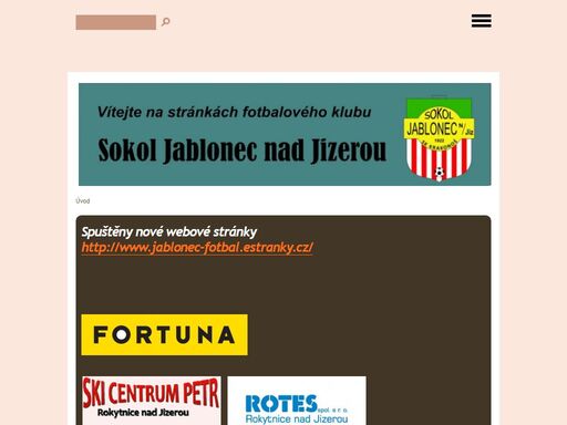 tyto stranky jsou o fotbalovém klubu tj sokol jablonec nad jizerou.