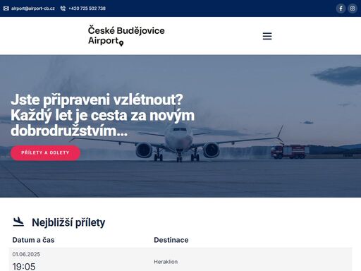 dynamicky se rozvíjející regionální letiště, s vysokou úrovní služeb a individuální péčí o klienty v příjemném prostředí s rodinnou atmosférou.
