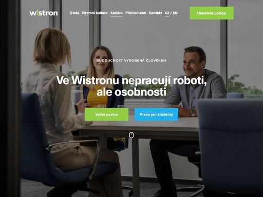 chcete pracovat pro wistron nebo doporučit pozici svým známým? navštivte sekci kariéra, kde jsou všechny aktuální volné pozice.